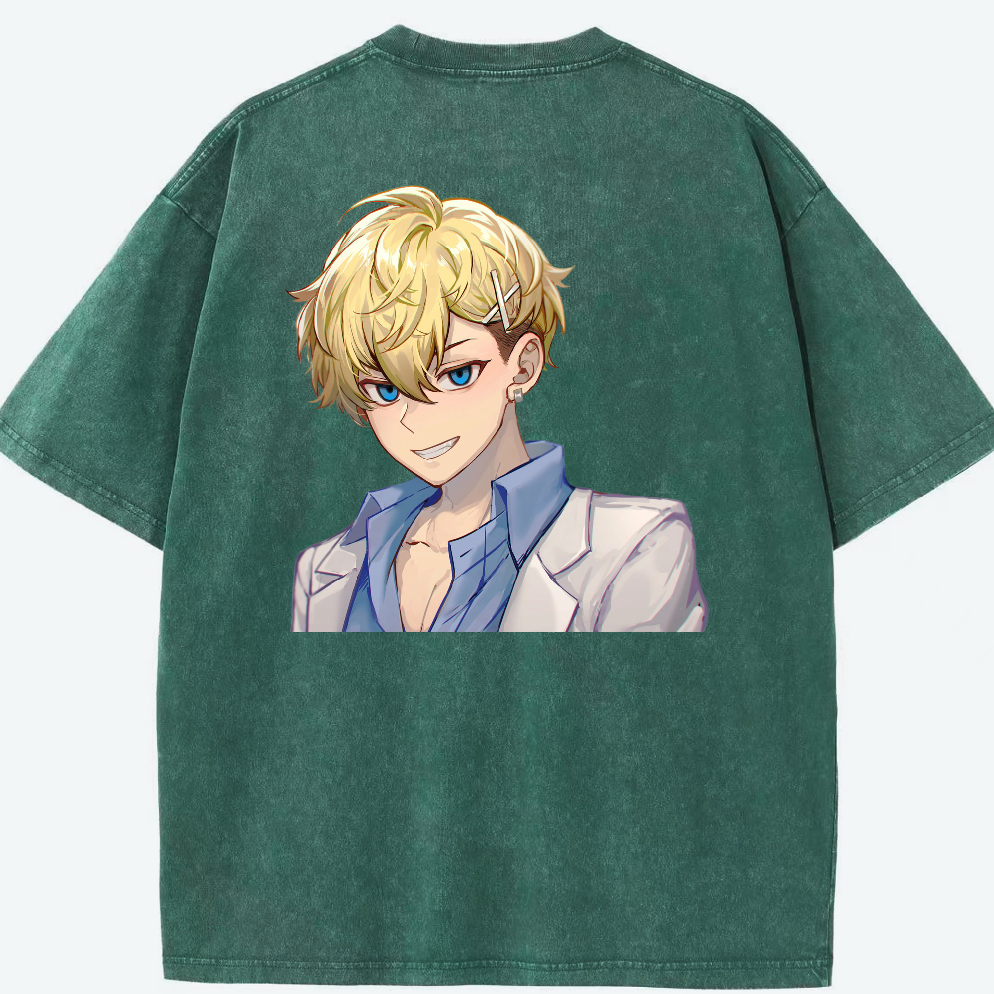（画像用） 東京リベンジャーズ Tokyo Revengers 綿100% ヴィンテージ風 半袖Tシャツ（背面プリント）